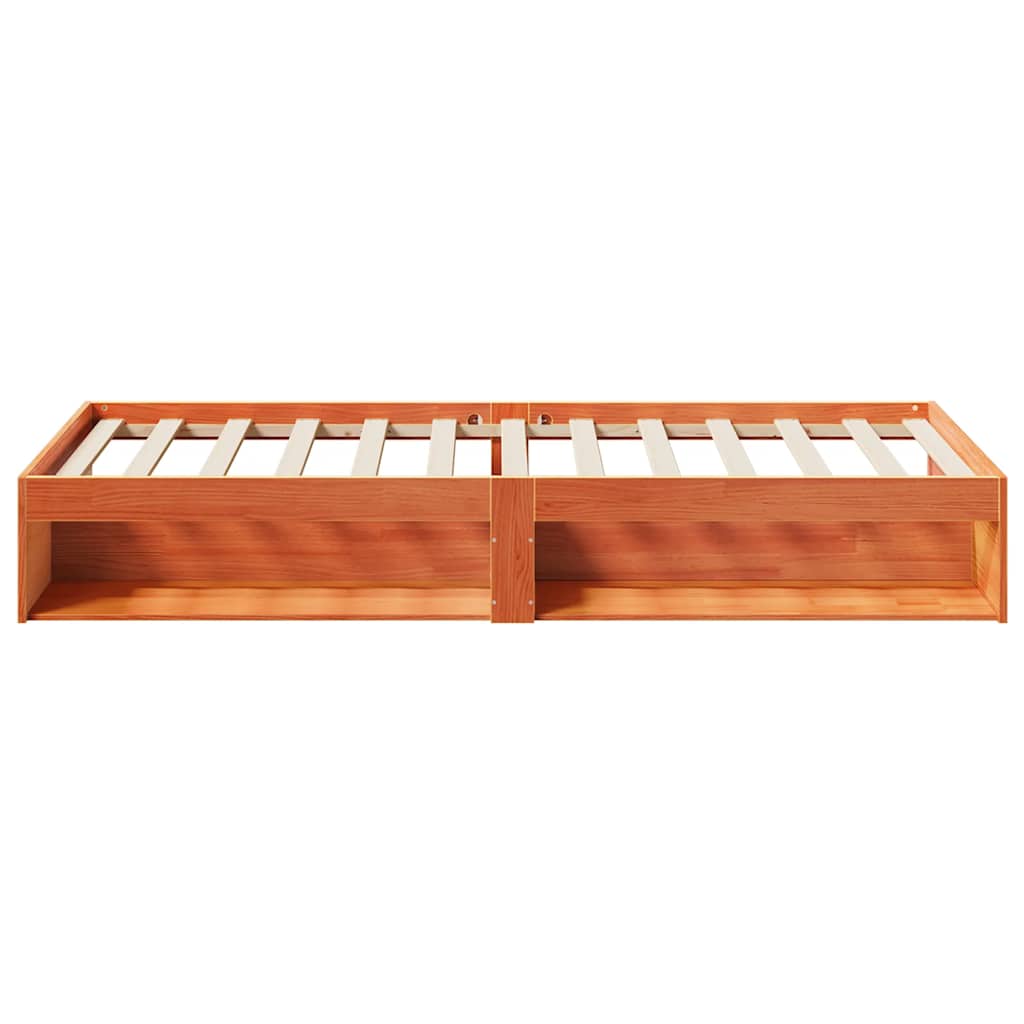 Dagseng uten madrass voksbrun 75x190 cm heltre furu
