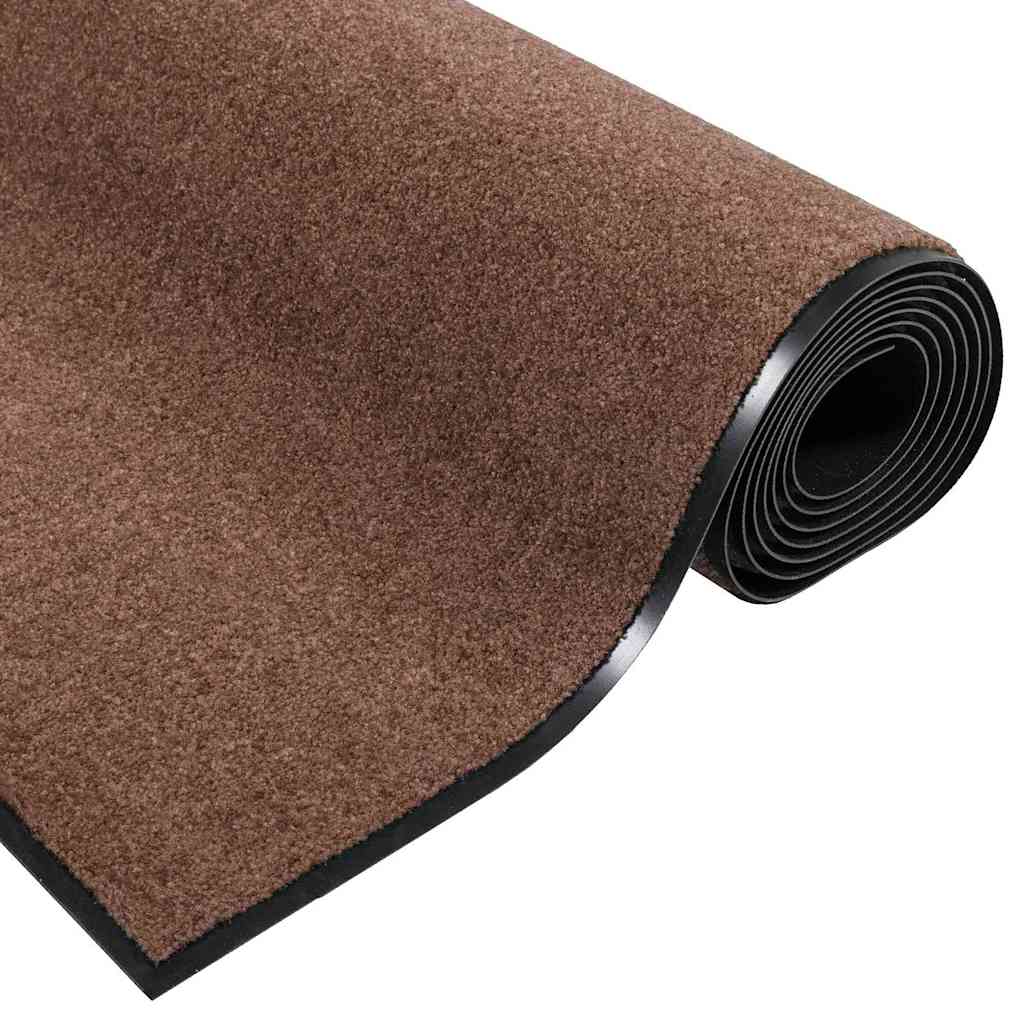 Dørmatte Brun og svart 120 x 300 cm Polypropylen og vinyl