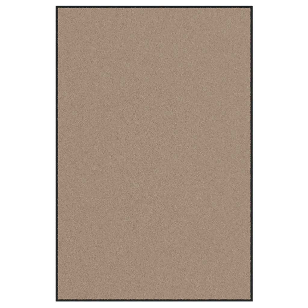 Dørmatte Beige og svart 120 x 180 cm Polypropylen og vinyl