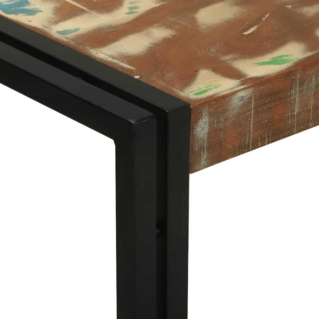 Konsollbord Flerfarget 120 x 33 x 75 cm gjenvunnet heltre