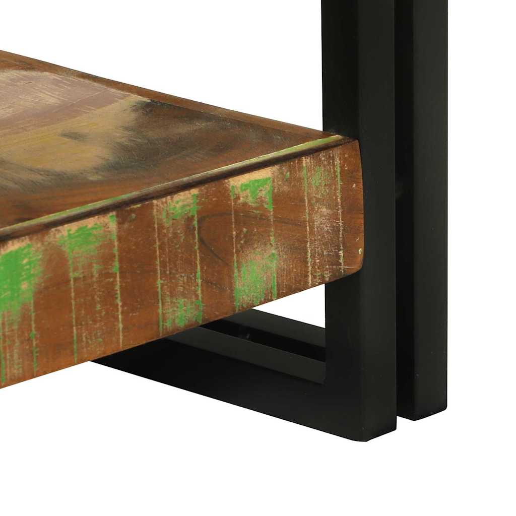 Konsollbord Flerfarget 120 x 33 x 75 cm gjenvunnet heltre