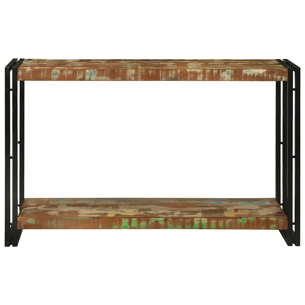Konsollbord Flerfarget 120 x 33 x 75 cm gjenvunnet heltre