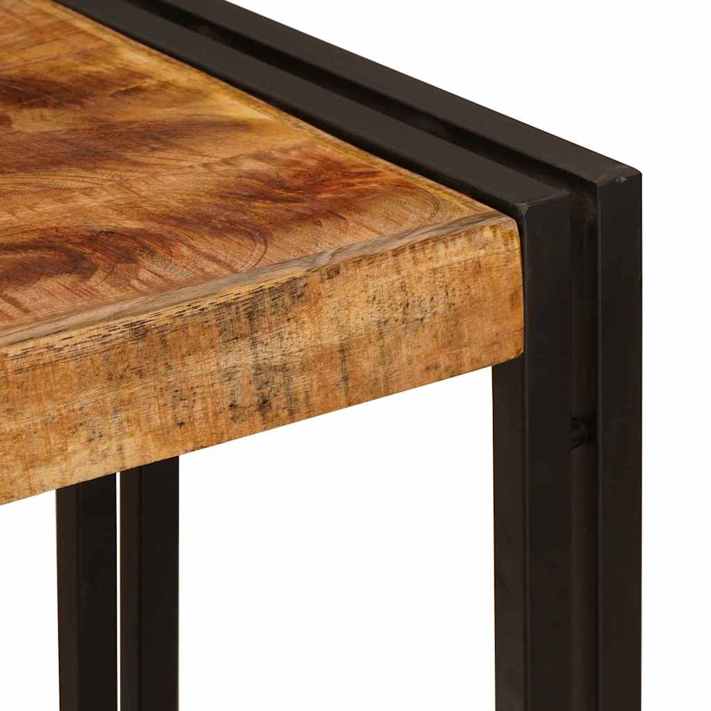Konsollbord Brun 90 x 33 x 75 cm Heltre grovt mangotre