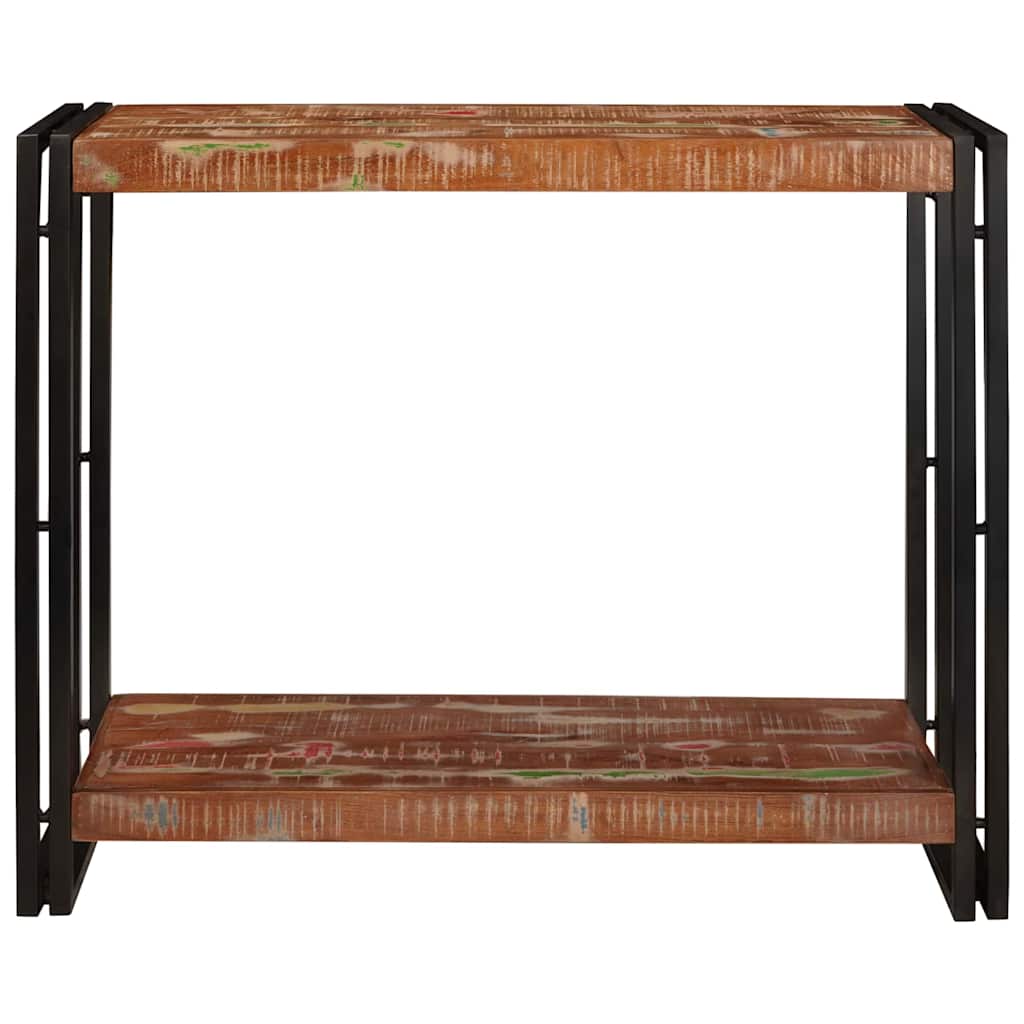 Konsollbord Flerfarget 90 x 33 x 75 cm gjenvunnet heltre