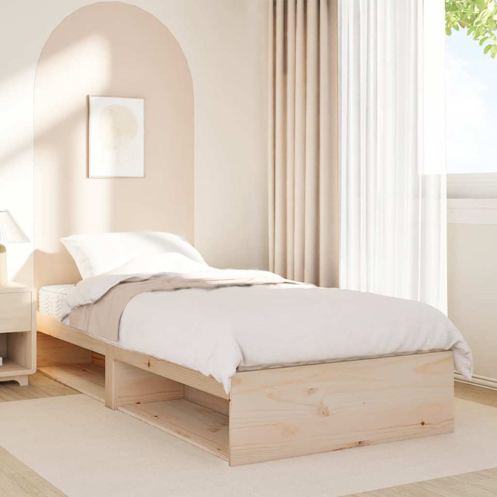 Dagseng med madrass 90x190 cm heltre furu