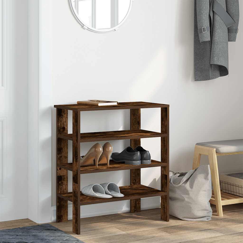 Skohylle røkt eik 61x32x70 cm konstruert tre