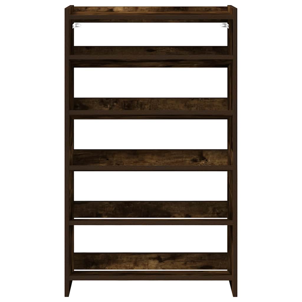Skohylle røkt eik 60x25x100 cm konstruert tre