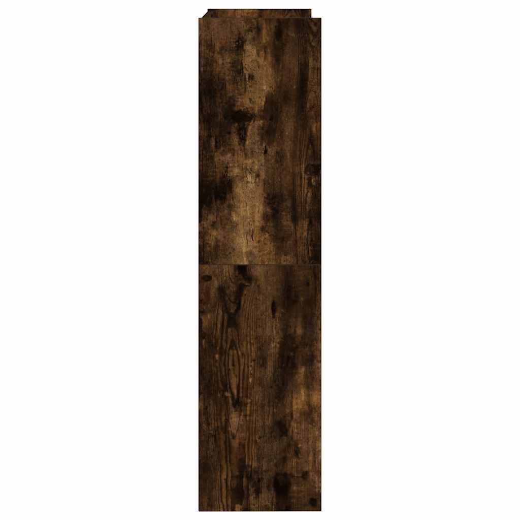 Skohylle røkt eik 60x25x100 cm konstruert tre