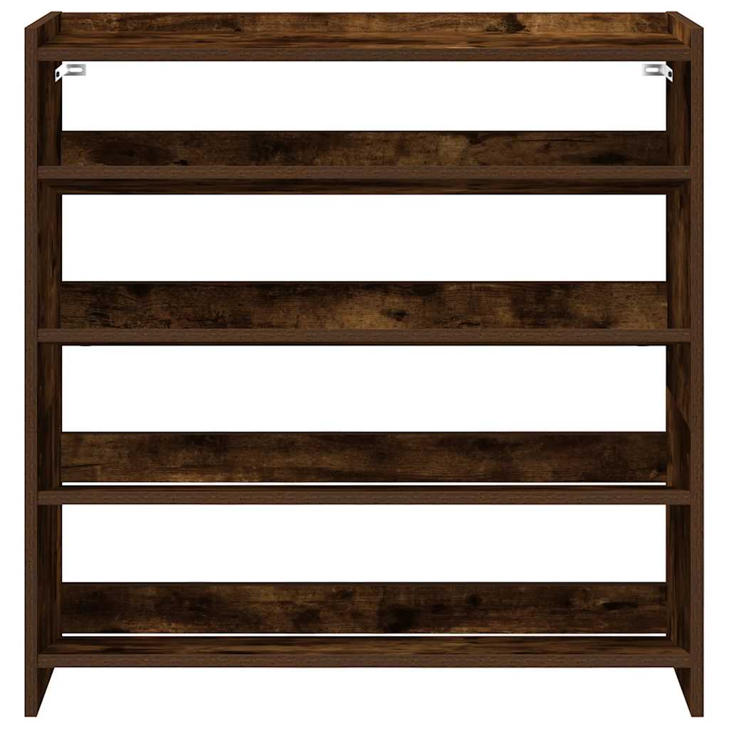 Skohylle røkt eik 80x25x81 cm konstruert tre