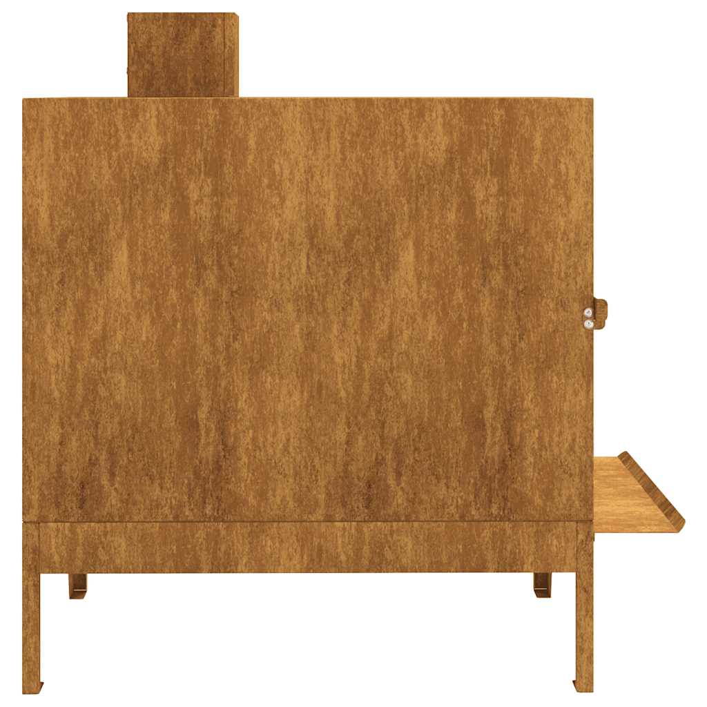 Campingovn 35x50x60 cm cortenstål