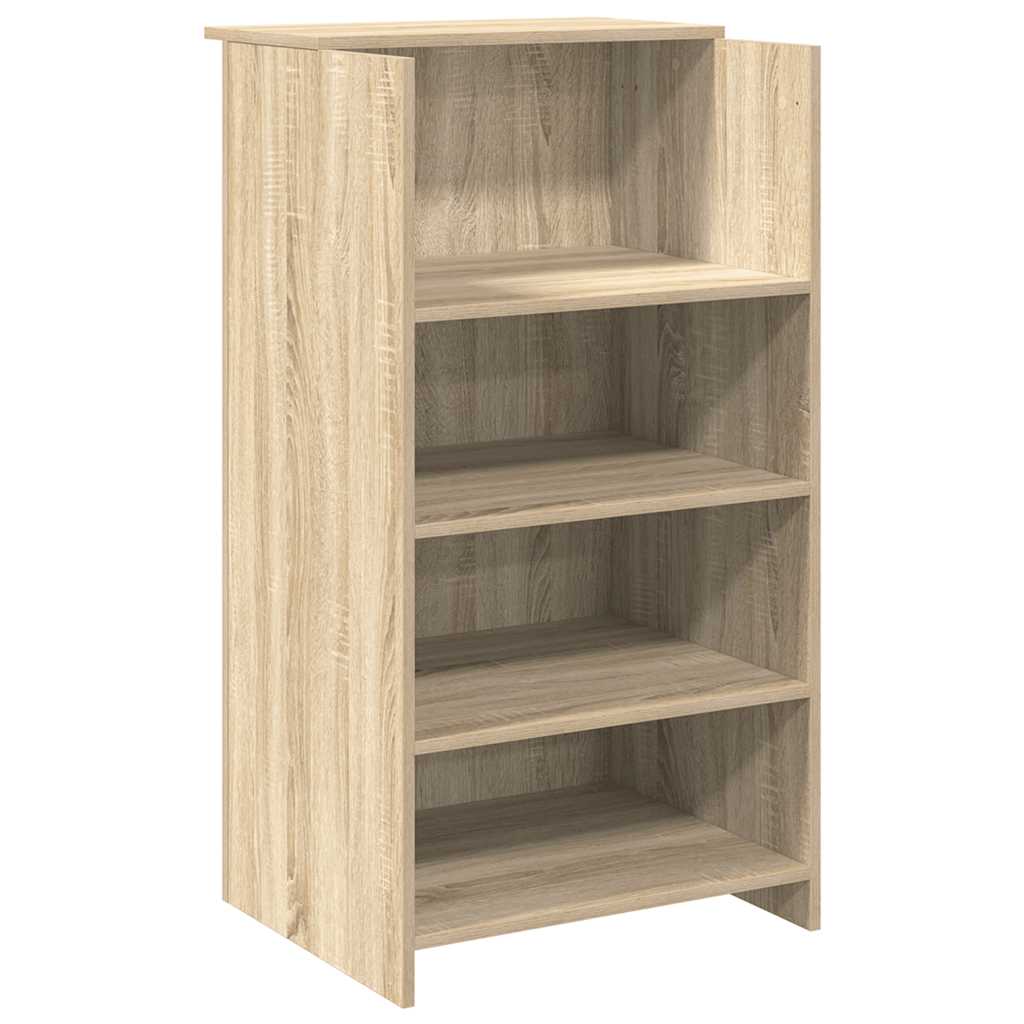 Resepsjonspult sonoma eik 55x50x103,5 cm konstruert tre