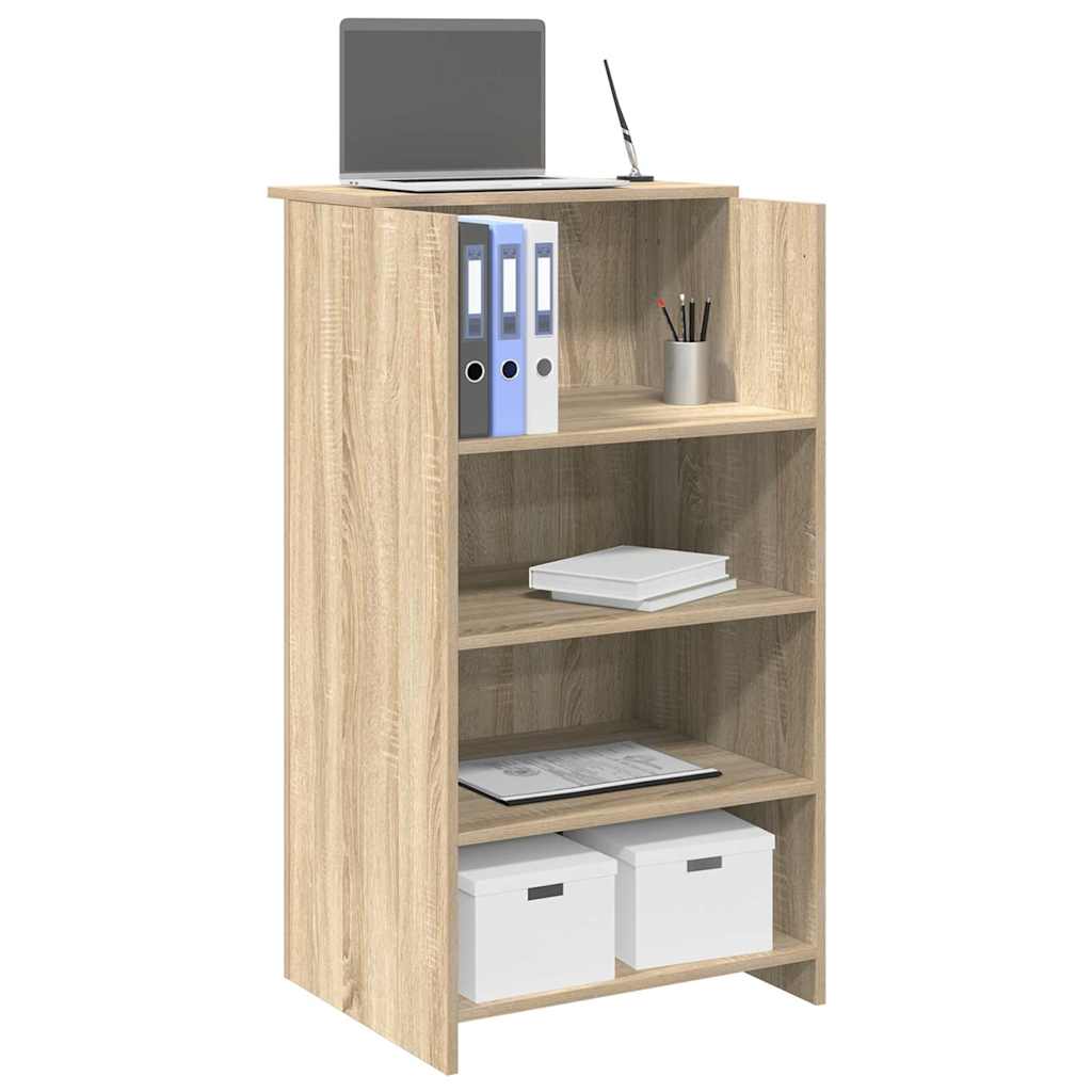 Resepsjonspult sonoma eik 55x50x103,5 cm konstruert tre