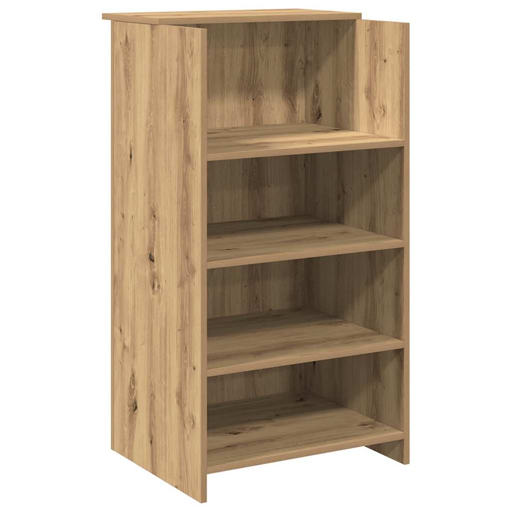 Resepsjonspult artisan eik 55x50x103,5 cm konstruert tre