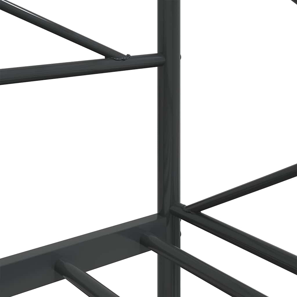 Dagseng uten madrass svart 90x190 cm stål