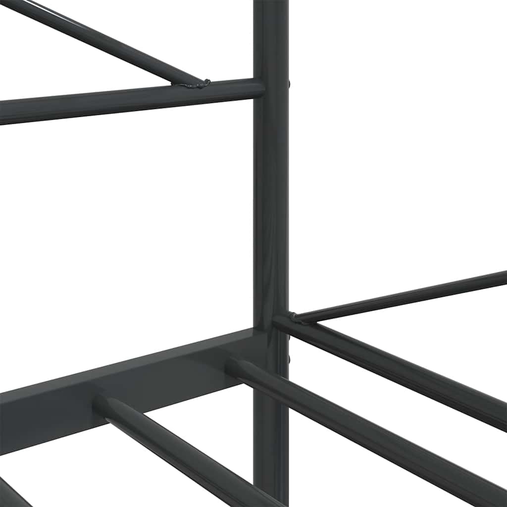 Dagseng uten madrass svart 107x203 cm stål