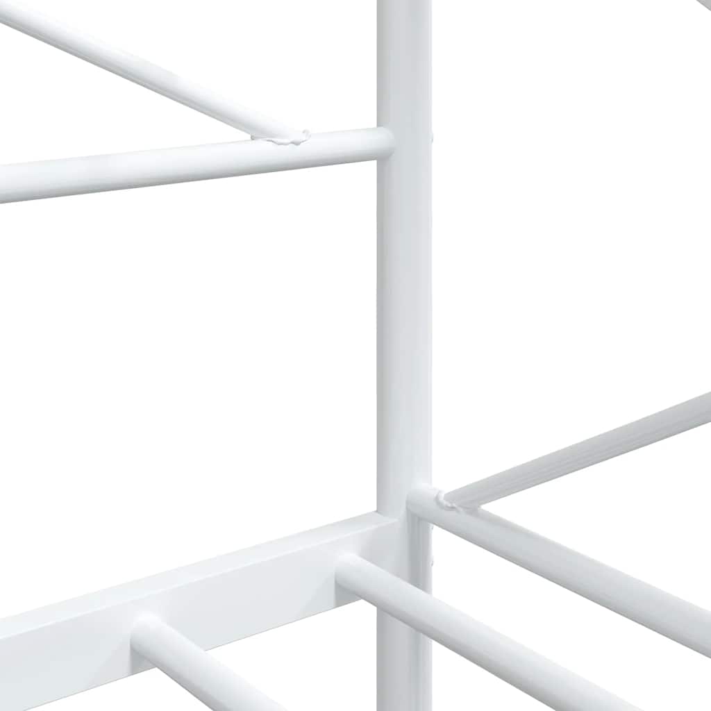 Dagseng uten madrass hvit 75x190 cm stål