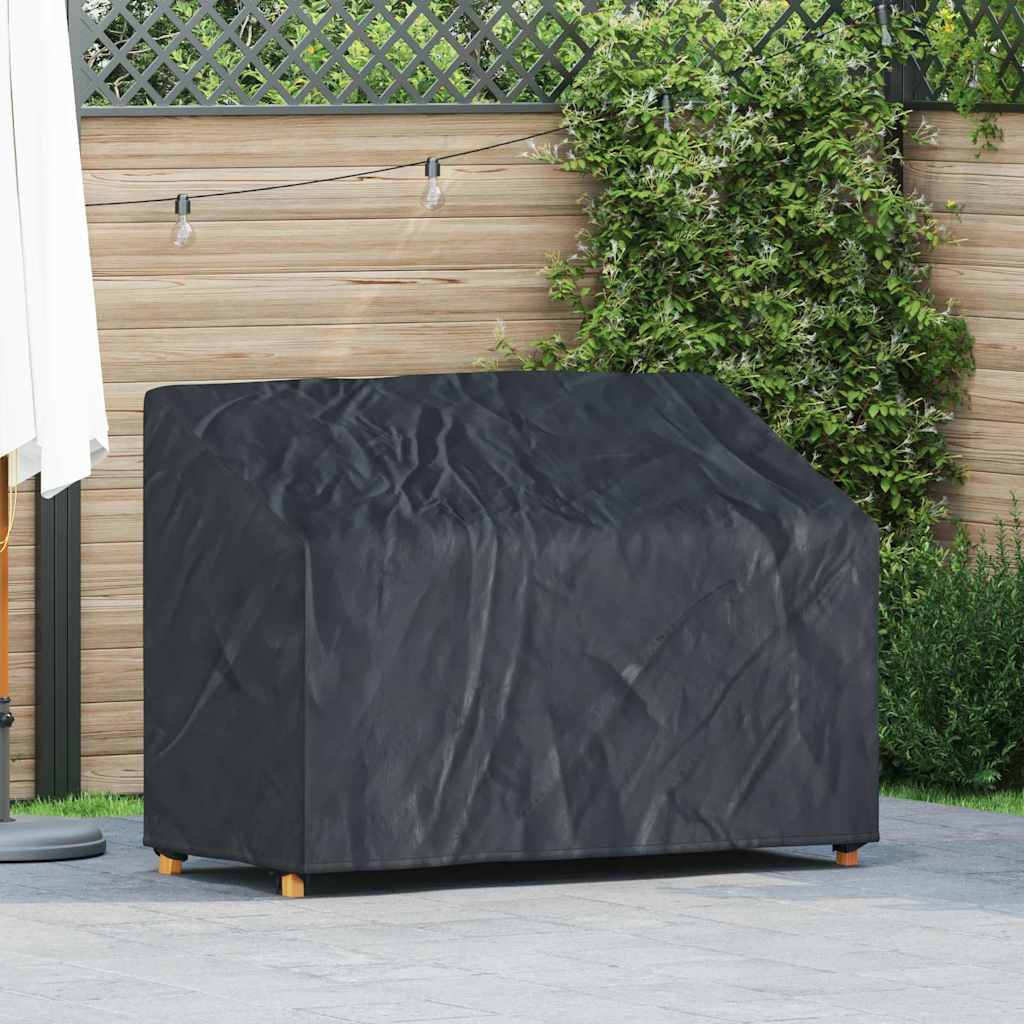 Hagebenkdeksel Svart 134 x 70 x 65 / 94 cm 210D stoff