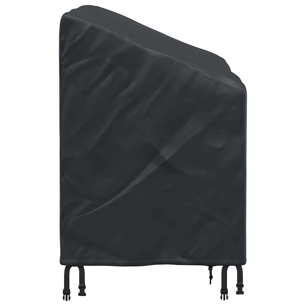 Hagebenkdeksel Svart 134 x 70 x 65 / 94 cm 210D stoff