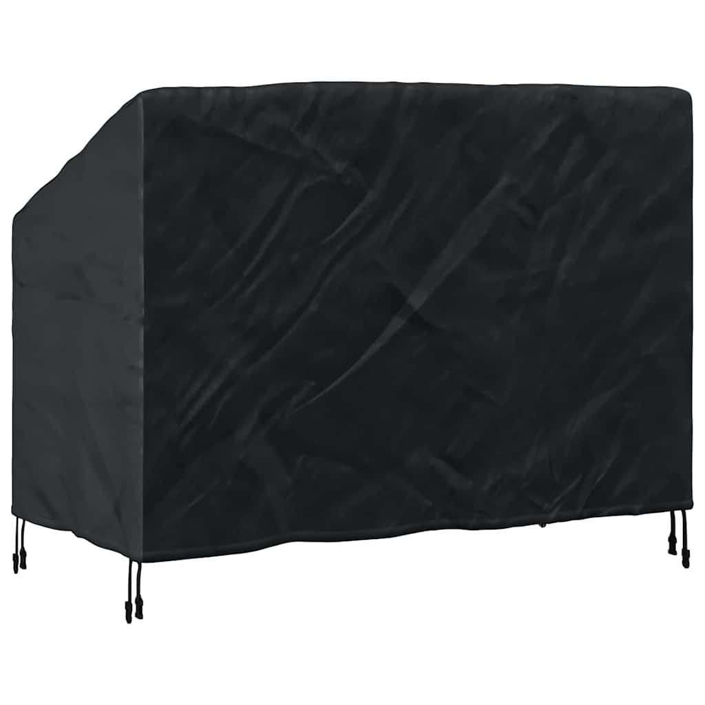 Hagebenkdeksel Svart 134 x 70 x 65 / 94 cm 600D stoff