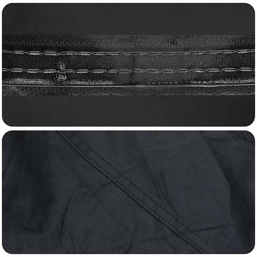 Hagebenkdeksel Svart 134 x 70 x 65 / 94 cm 600D stoff