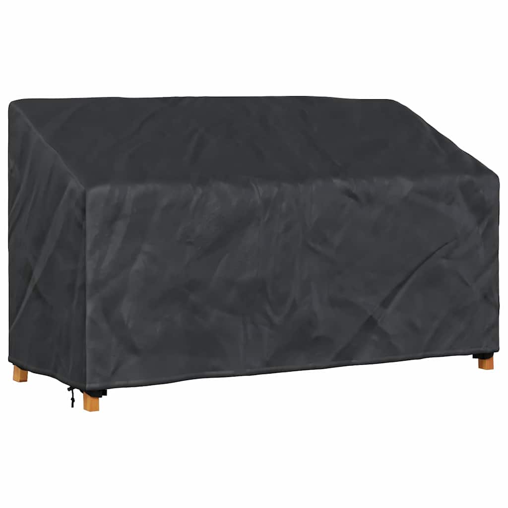 Hagebenkdeksel Svart 165 x 70 x 65 / 94 cm 600D stoff