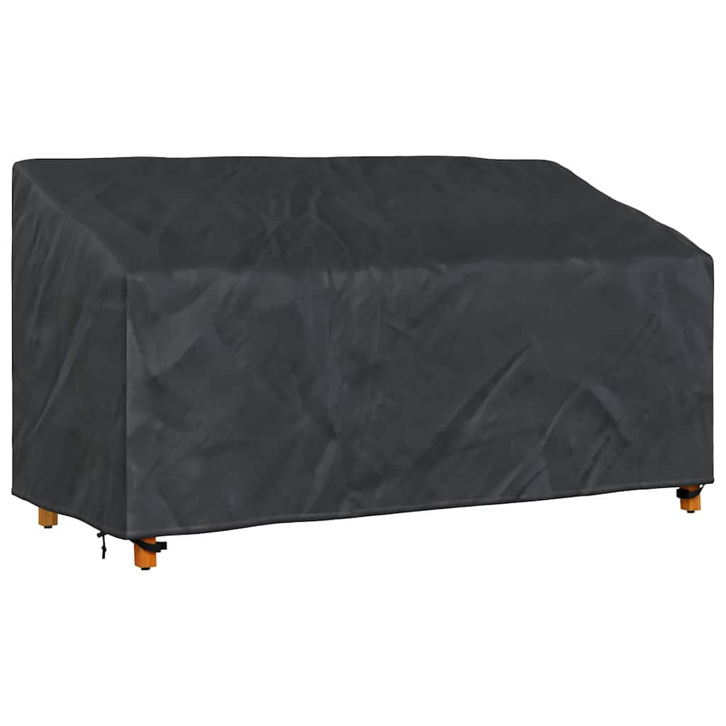 Hagebenkdeksel Svart 175 x 85 x 65 / 94 cm 210D stoff
