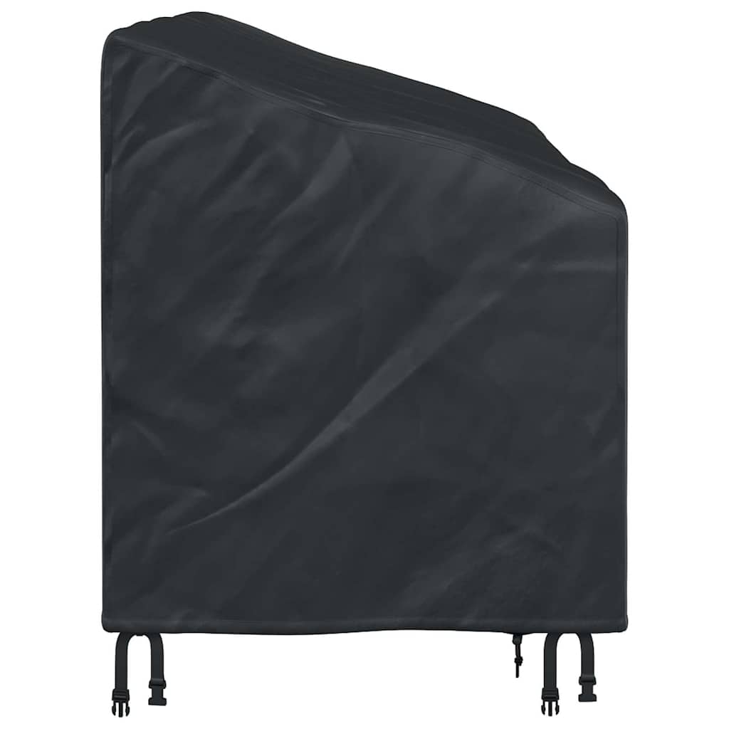 Hagebenkdeksel Svart 185 x 85 x 65 / 94 cm 420D stoff