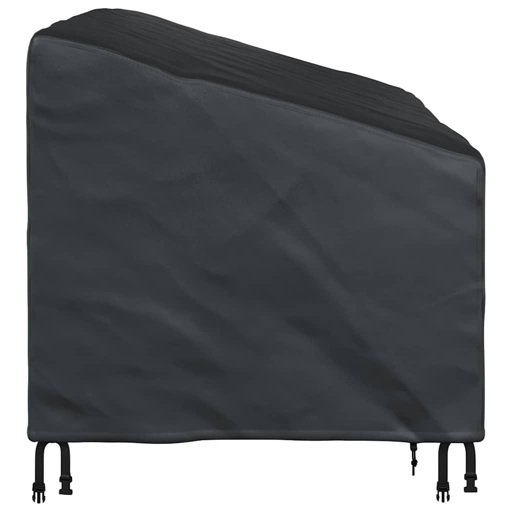 Hagebenkdeksel Svart 160 x 100 x 61 / 89 cm 210D stoff