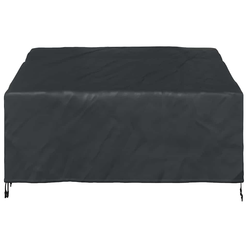 Hagebenkdeksel Svart 160 x 100 x 61 / 89 cm 420D stoff