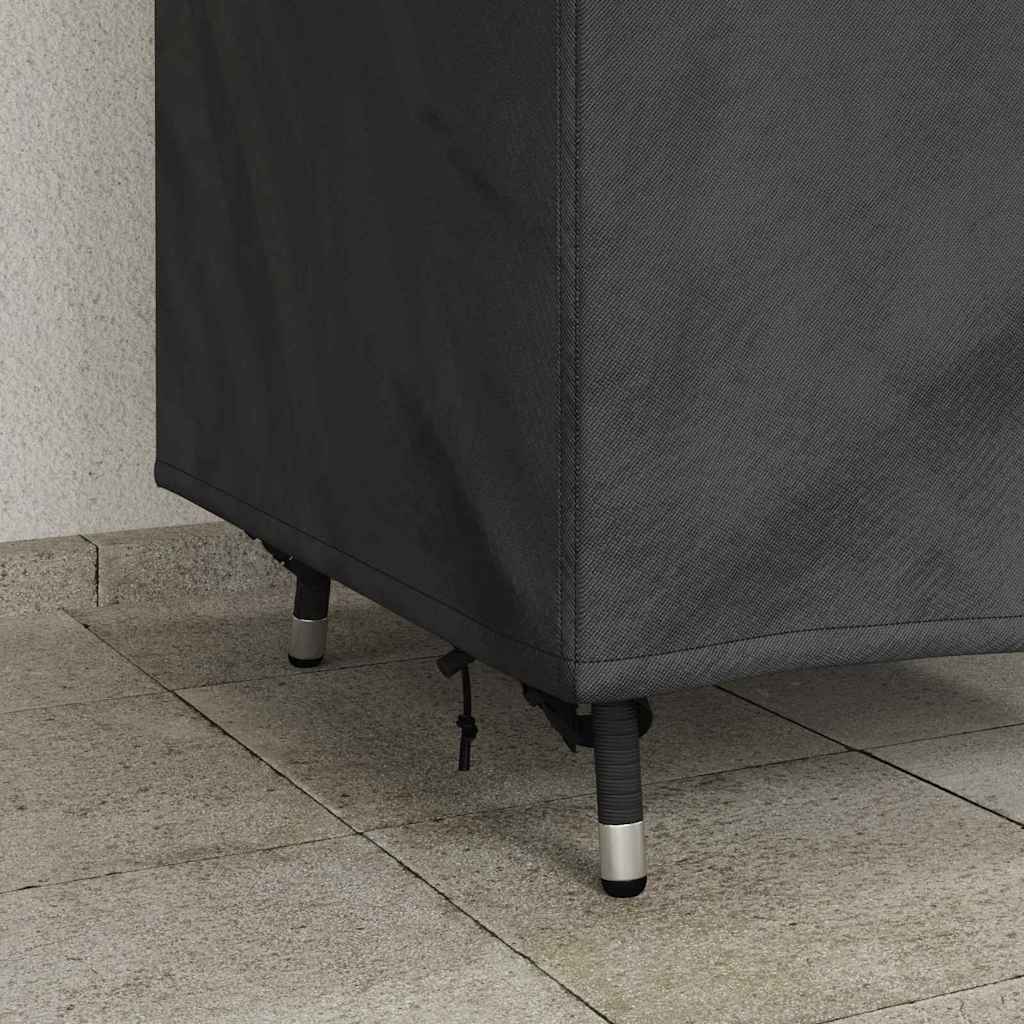 Hage Stoltrekk Svart 70 x 70 x 85 / 125 cm 600D stoff