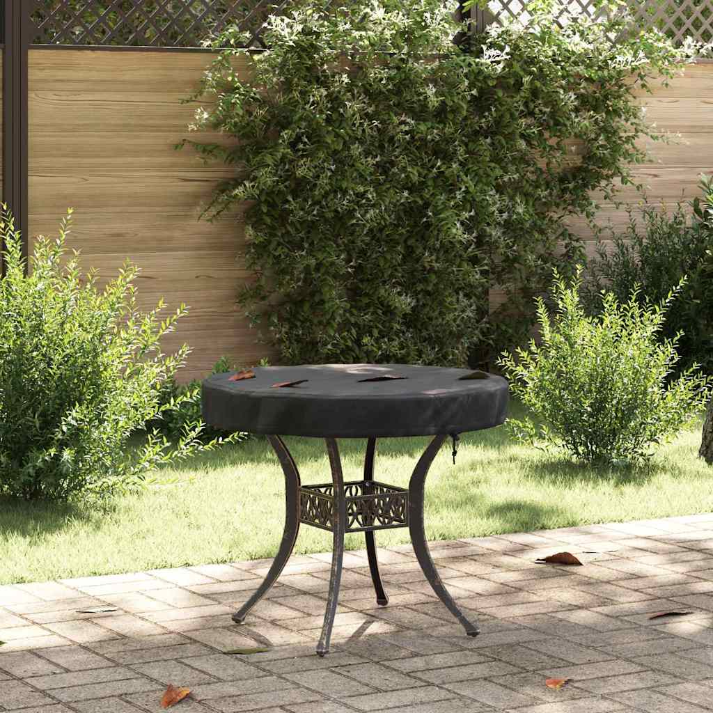 Utendørs Bordtrekk Svart 72 x 72 x 10 cm 210D stoff