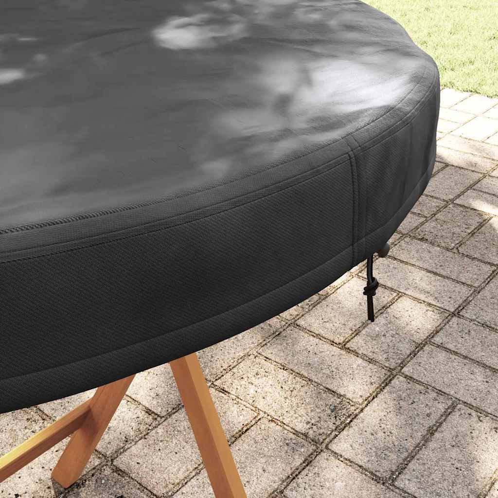 Utendørs Bordtrekk Svart 92 x 92 x 10 cm 210D stoff