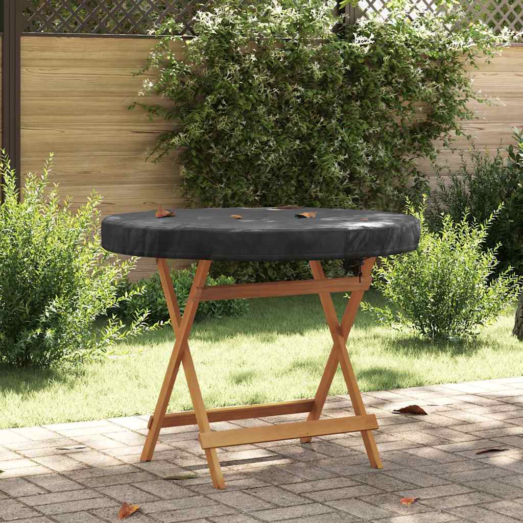 Utendørs Bordtrekk Svart 92 x 92 x 10 cm 600D stoff