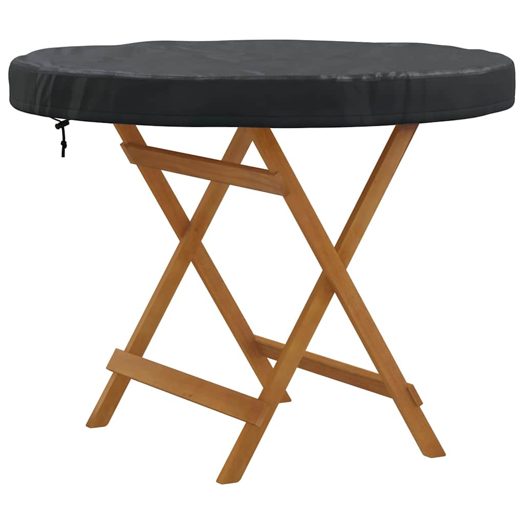 Utendørs Bordtrekk Svart 102 x 102 x 10 cm 210D stoff