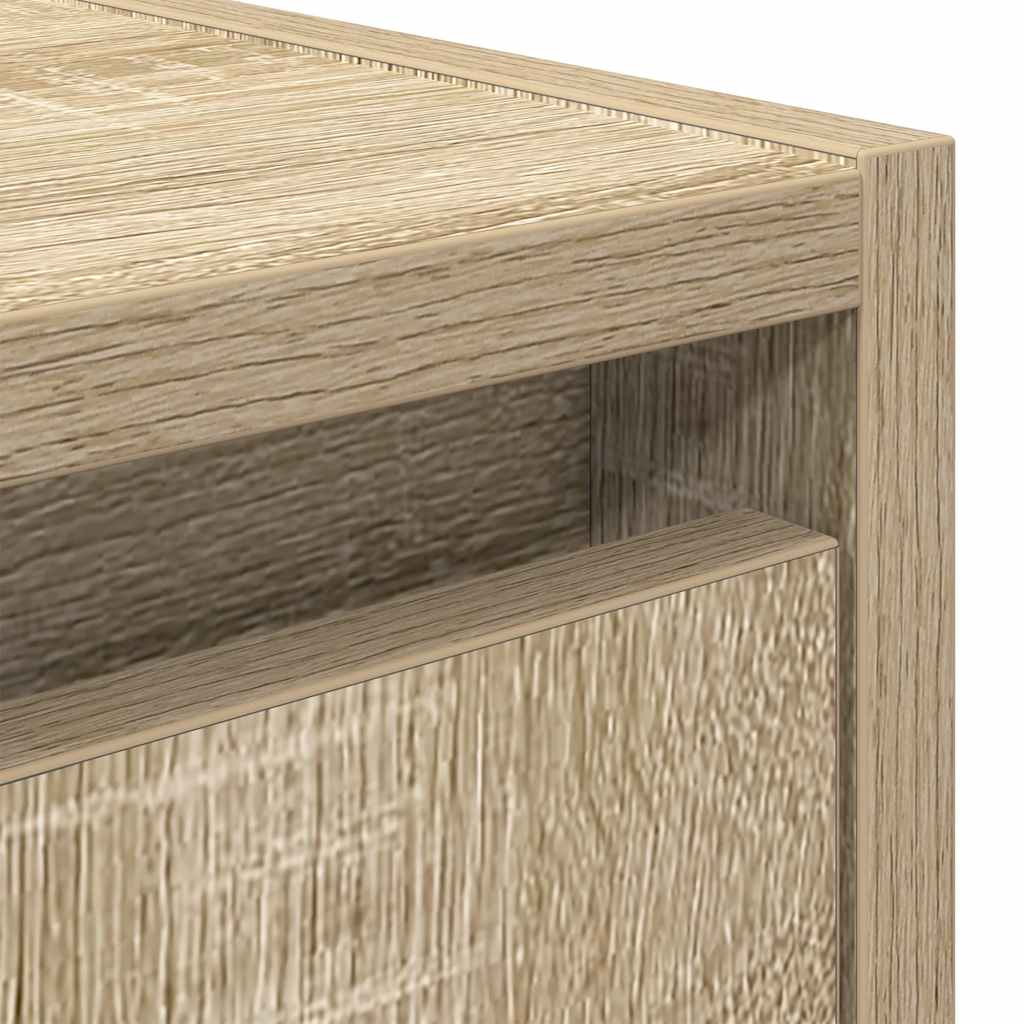 Veggmontert nattbord sonoma eik 38x34x40 cm