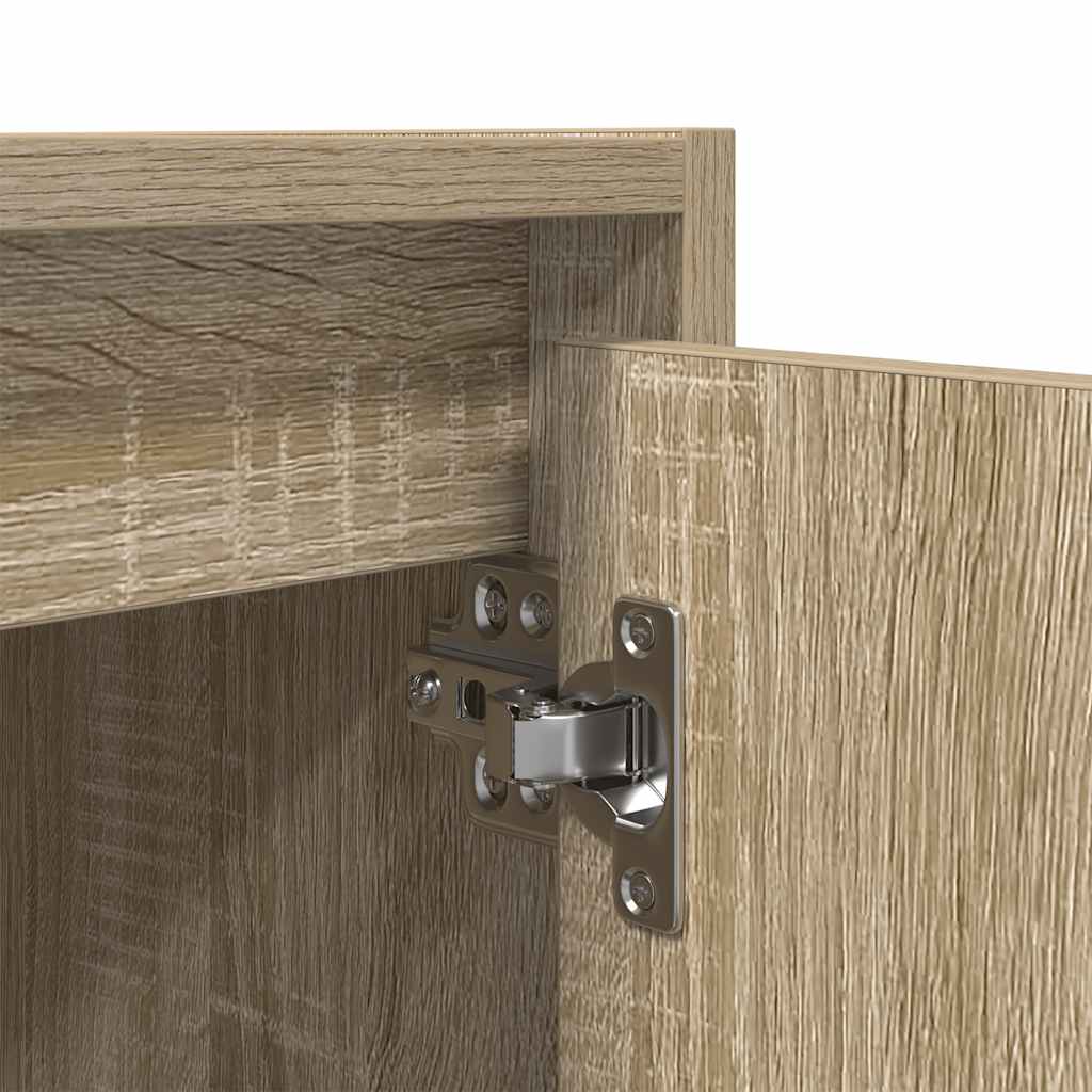 Veggmontert nattbord sonoma eik 38x34x40 cm