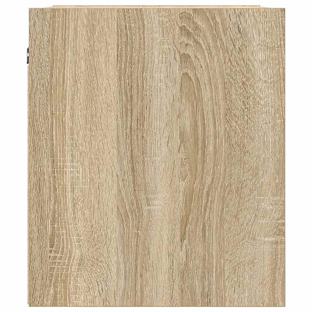 Veggmontert nattbord sonoma eik 38x34x40 cm