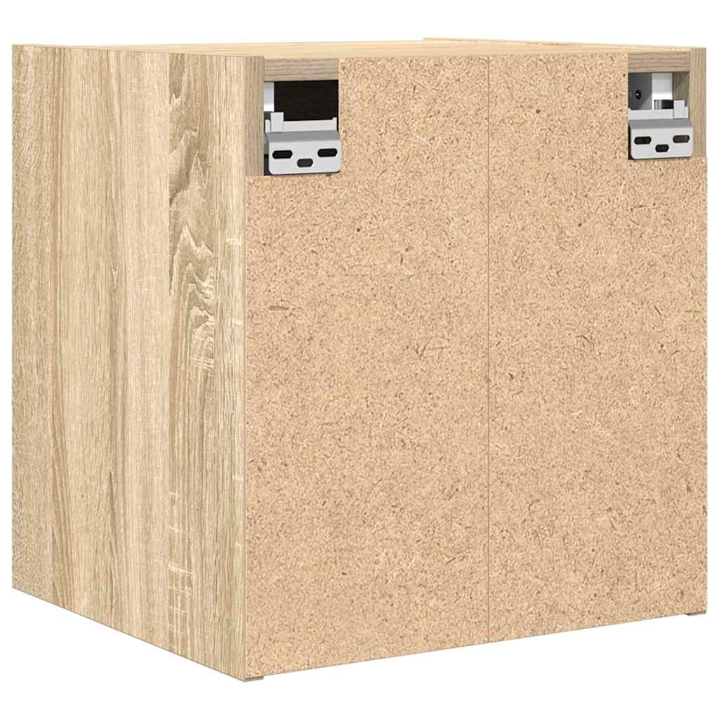 Veggmontert nattbord sonoma eik 38x34x40 cm