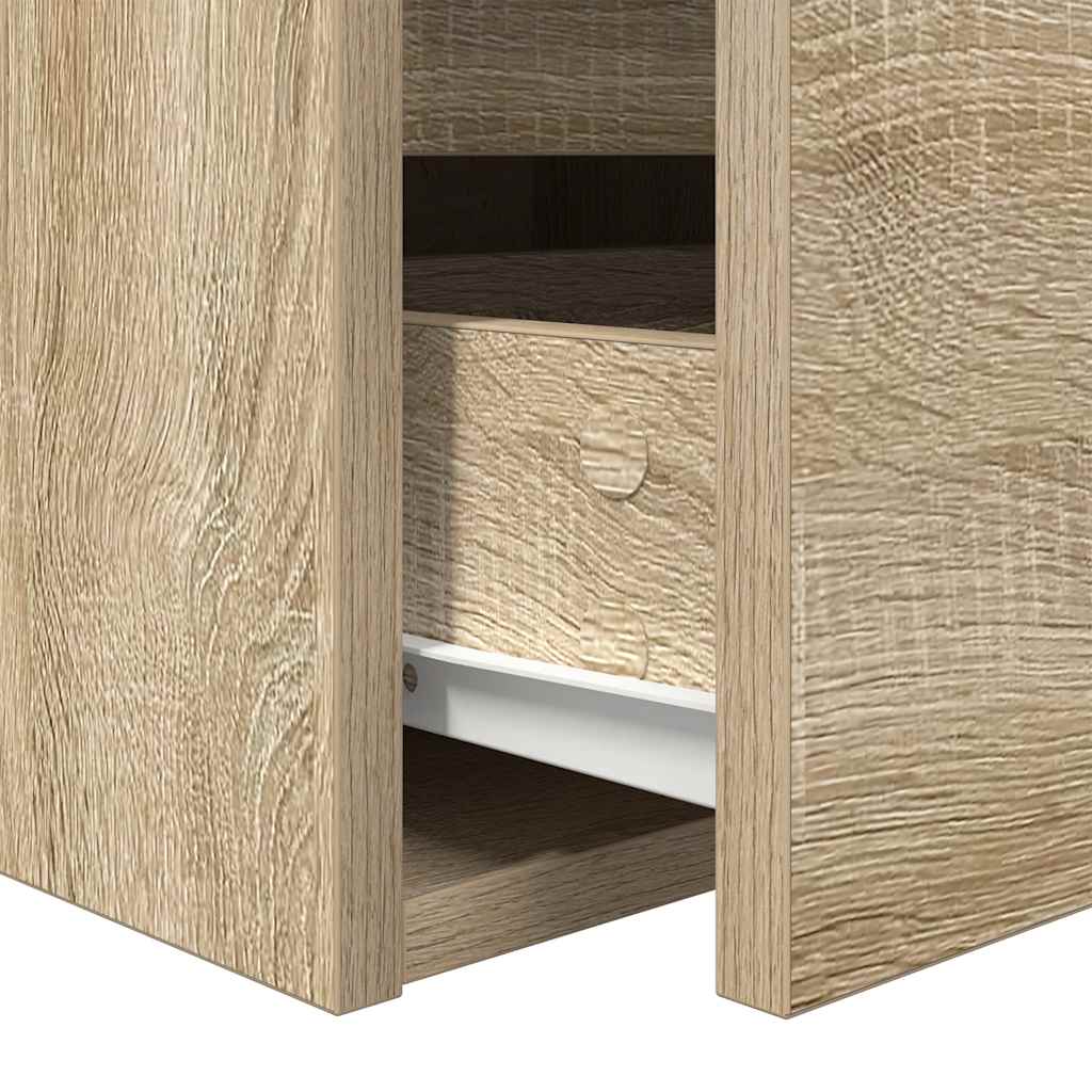 Veggmontert nattbord sonoma eik 38x34x40 cm