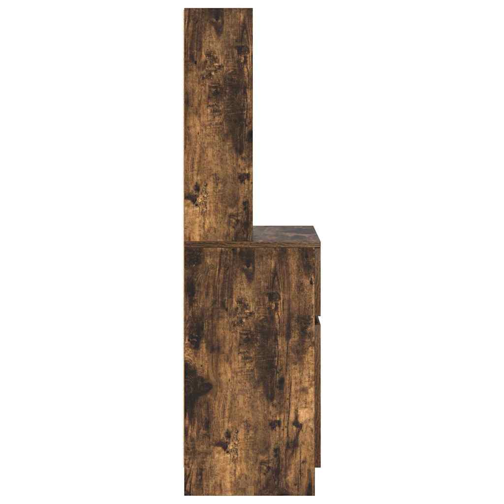 Nattbord røkt eik 39x35x125 cm konstruert tre