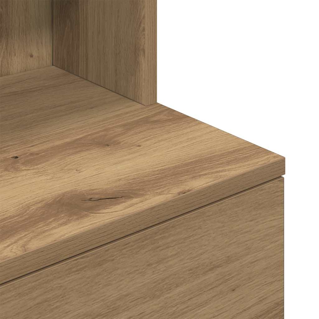 Nattbord artisan eik 39x35x125 cm konstruert tre