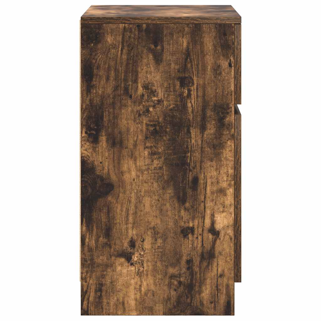 Nattbord sonoma eik 39x35x65 cm konstruert tre