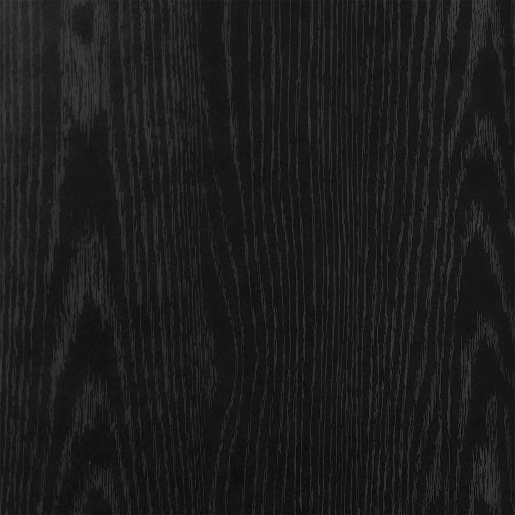 CD-skap 2 stk svart eik 21x16x93,5 cm konstruert tre