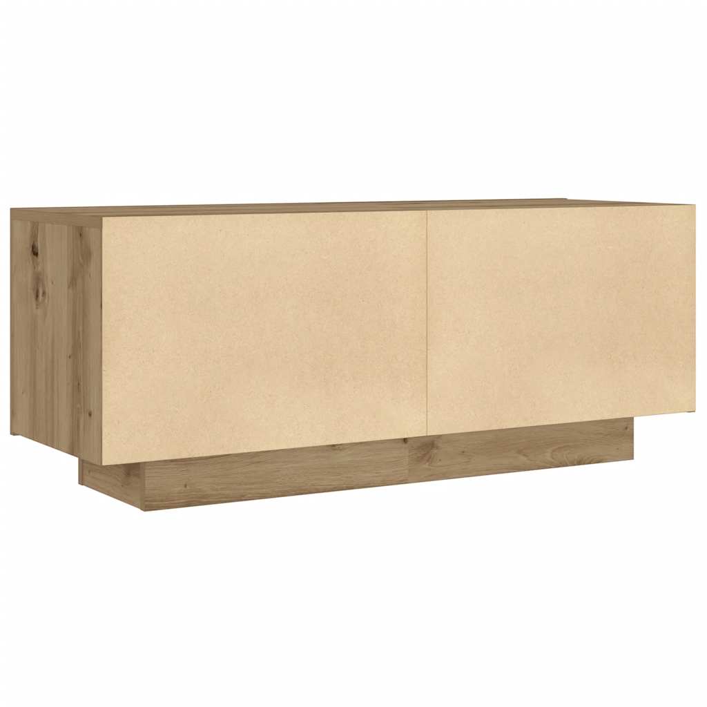 Nattbord artisan eik 100x35x40 cm konstruert tre
