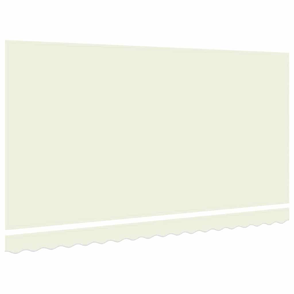 Reserveduk til markise Krem 400 x 200 cm Lerret