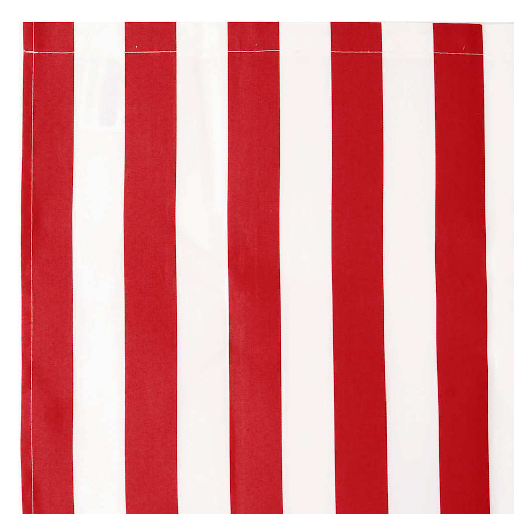 Reserveduk til markise Rød og hvit 350 x 200 cm Lerret
