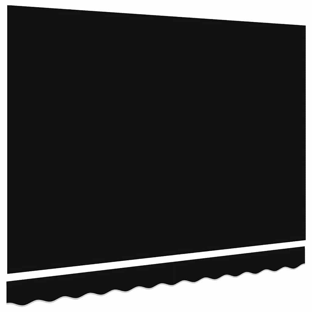 Reserveduk til markise Svart 350 x 250 cm Lerret