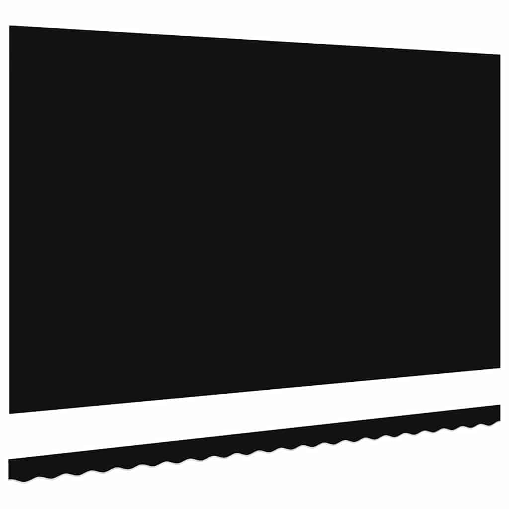 Reserveduk til markise Svart 500 × 350 cm Lerret