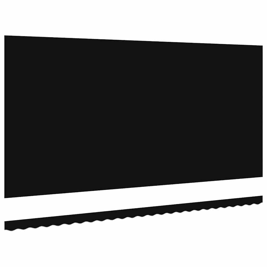 Reserveduk til markise Svart 600 × 300 cm Lerret