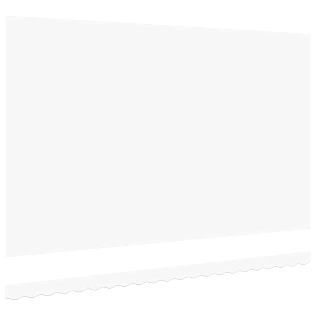 Reserveduk til markise Hvit 500 × 350 cm Lerret